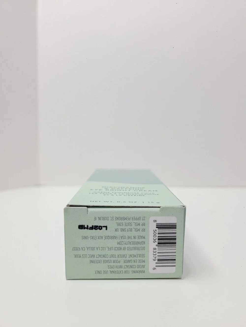 Kopari Niacinamide & Caffeine Eye Bright Cream - Mint Green